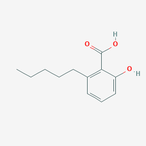 molecular formula C12H16O3 B13989487 2-Hydroxy-6-pentylbenzoic acid CAS No. 83326-76-5