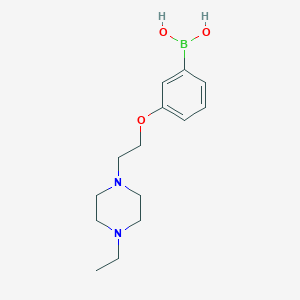 (3-(2-(4-Ethylpiperazin-1-yl)ethoxy)phenyl)boronic acid