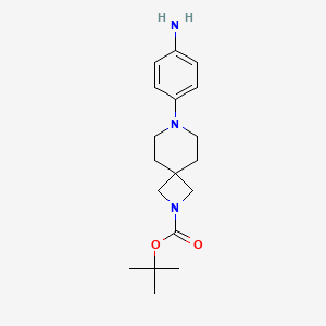 Tert-butyl 7-(4-aminophenyl)-2,7-diazaspiro[3.5]nonane-2-carboxylate