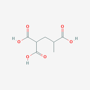 molecular formula C7H10O6 B13989510 Butane-1,1,3-tricarboxylic acid CAS No. 4435-47-6