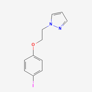 molecular formula C11H11IN2O B1398961 1-[2-(4-Iodophenoxy)ethyl]-1H-pyrazole CAS No. 1249271-11-1