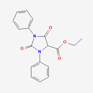 Ethyl 2,5-dioxo-1,3-diphenylimidazolidine-4-carboxylate