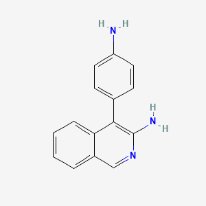 4-(4-Aminophenyl)isoquinolin-3-amine