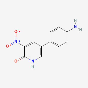 5-(4-aminophenyl)-3-nitro-1H-pyridin-2-one