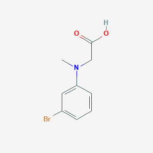 2-((3-Bromophenyl)(methyl)amino)acetic acid