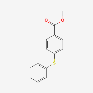 molecular formula C14H12O2S B13989670 4-Phenylsulfanyl-benzoic acid methyl ester 