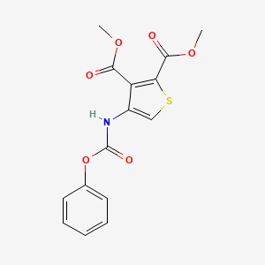 dimethyl 4-(phenoxycarbonylamino)thiophene-2,3-dicarboxylate