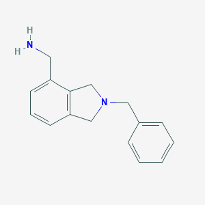 molecular formula C16H18N2 B139897 (2-苄基异吲哚啉-4-基)甲胺 CAS No. 127169-00-0