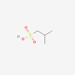 molecular formula C4H10O3S B13989728 2-methylpropane-1-sulfonic Acid 