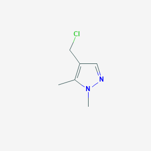 molecular formula C6H9ClN2 B13989764 4-(Chloromethyl)-1,5-dimethyl-1H-pyrazole 