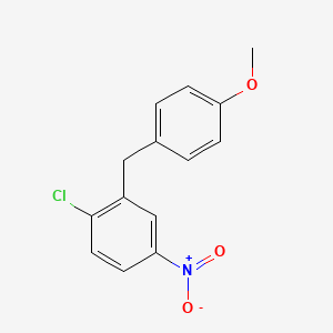 1-chloro-2-(4-Methoxybenzyl)-4-nitrobenzene