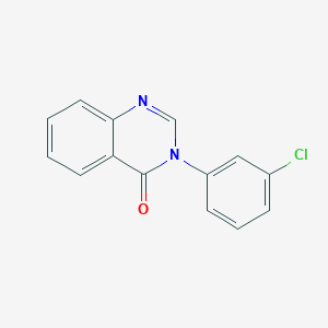 molecular formula C14H9ClN2O B13989828 3-(3-Chloro-phenyl)-3H-quinazolin-4-one CAS No. 24122-26-7