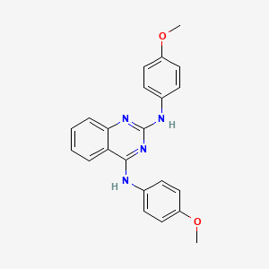 N,N'-bis(4-methoxyphenyl)quinazoline-2,4-diamine