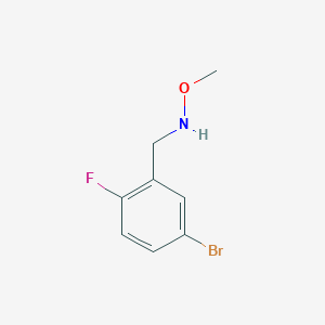 N-(5-bromo-2-fluorobenzyl)-O-methylhydroxylamine