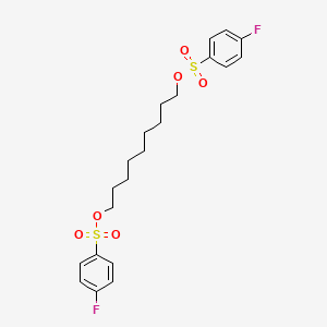 Nonane-1,9-diyl bis(4-fluorobenzenesulfonate)