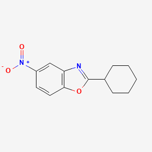 2-Cyclohexyl-5-nitro-1,3-benzoxazole