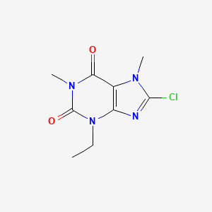 8-Chloro-3-ethyl-1,7-dimethylpurine-2,6-dione