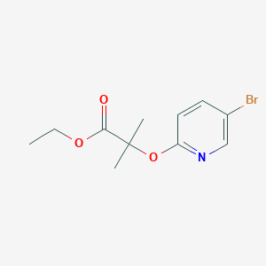 Ethyl 2-((5-bromopyridin-2-yl)oxy)-2-methylpropanoate