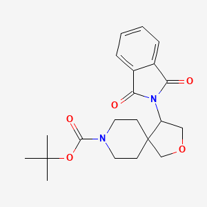 tert-Butyl 4-(1,3-dioxoisoindolin-2-yl)-2-oxa-8-azaspiro[4.5]decane-8-carboxylate