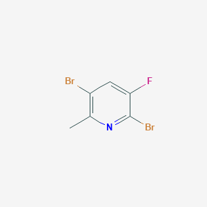 2,5-Dibromo-3-fluoro-6-methylpyridine