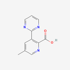 5-Methyl-3-(pyrimidin-2-yl)picolinic acid