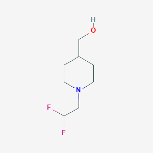 molecular formula C8H15F2NO B1399015 [1-(2,2-Difluoroethyl)piperidin-4-yl]methanol CAS No. 1249897-12-8