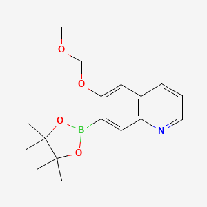 6-(Methoxymethoxy)-7-(4,4,5,5-tetramethyl-1,3,2-dioxaborolan-2-yl)quinoline