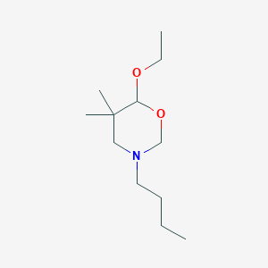 3-Butyl-6-ethoxy-5,5-dimethyl-1,3-oxazinane