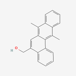 molecular formula C21H18O B13990184 Benz[a]anthracene-5-methanol, 7,12-dimethyl- CAS No. 34698-68-5