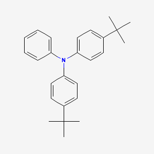 molecular formula C26H31N B13990185 N,N-Bis(4-tert-butylphenyl)aniline 