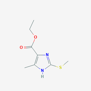 ethyl 5-methyl-2-methylsulfanyl-1H-imidazole-4-carboxylate