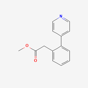 Methyl 2-(2-(pyridin-4-yl)phenyl)acetate