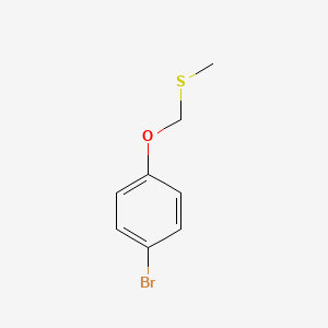 1-Bromo-4-[(methylsulfanyl)methoxy]benzene