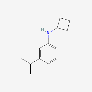 molecular formula C13H19N B1399027 环丁基-(3-异丙苯基)-胺 CAS No. 1248772-01-1