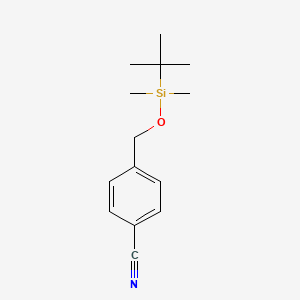 4-[[[(1,1-Dimethylethyl)dimethylsilyl]oxy]methyl]benzonitrile