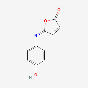 molecular formula C10H7NO3 B13990326 (5e)-5-[(4-Hydroxyphenyl)imino]furan-2(5h)-one CAS No. 81632-88-4