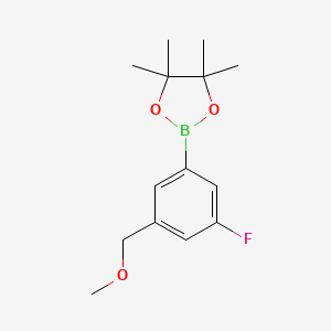 2-(3-Fluoro-5-(methoxymethyl)phenyl)-4,4,5,5-tetramethyl-1,3,2-dioxaborolane