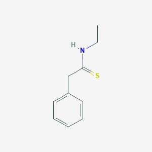 molecular formula C10H13NS B13990343 N-ethyl-2-phenyl-ethanethioamide CAS No. 5449-14-9