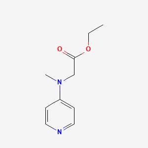 molecular formula C10H14N2O2 B1399036 Ethyl 2-[methyl(pyridin-4-yl)amino]acetate CAS No. 210962-15-5