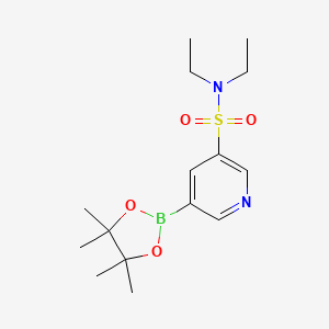 N,N-diethyl-5-(tetramethyl-1,3,2-dioxaborolan-2-yl)pyridine-3-sulfonamide