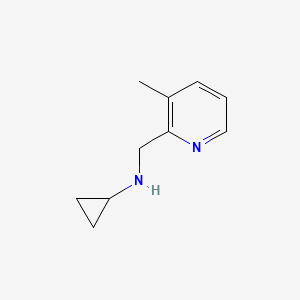 molecular formula C10H14N2 B1399040 N-[(3-甲基吡啶-2-基)甲基]环丙胺 CAS No. 1249817-01-3