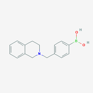 (4-((3,4-Dihydroisoquinolin-2(1H)-yl)methyl)phenyl)boronic acid