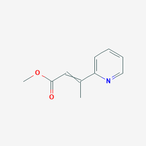 (Z)-methyl 3-(pyridin-2-yl)but-2-enoate