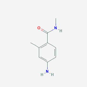 molecular formula C9H12N2O B1399046 4-Amino-n,2-dimethylbenzamide CAS No. 912838-54-1