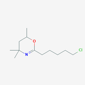 4H-1,3-Oxazine,2-(5-chloropentyl)-5,6-dihydro-4,4,6-trimethyl-