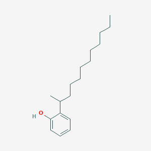 molecular formula C18H30O B13990501 2-(Dodecan-2-YL)phenol CAS No. 21566-82-5