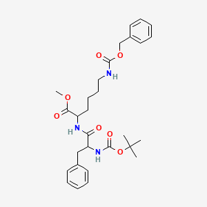 molecular formula C29H39N3O7 B13990504 Boc-DL-Phe-DL-Lys(Cbz)-OMe CAS No. 27168-28-1