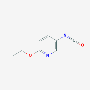 molecular formula C8H8N2O2 B13990538 2-Ethoxy-5-isocyanatopyridine CAS No. 1260670-19-6