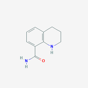 molecular formula C10H12N2O B1399054 8-Quinolinecarboxamide, 1,2,3,4-tetrahydro- CAS No. 78596-13-1
