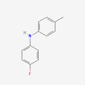 molecular formula C13H12FN B13990545 4-Fluoro-N-(p-tolyl)aniline 